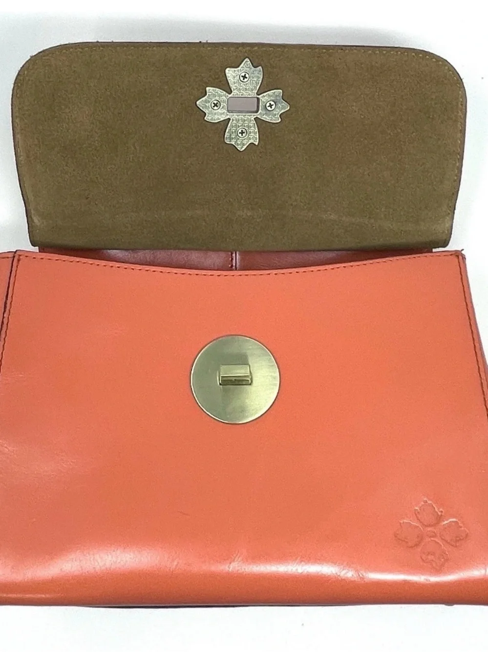 Patricia Nash Purse Cecile Top-Handle Leather Satchel w/Crossbody Strap